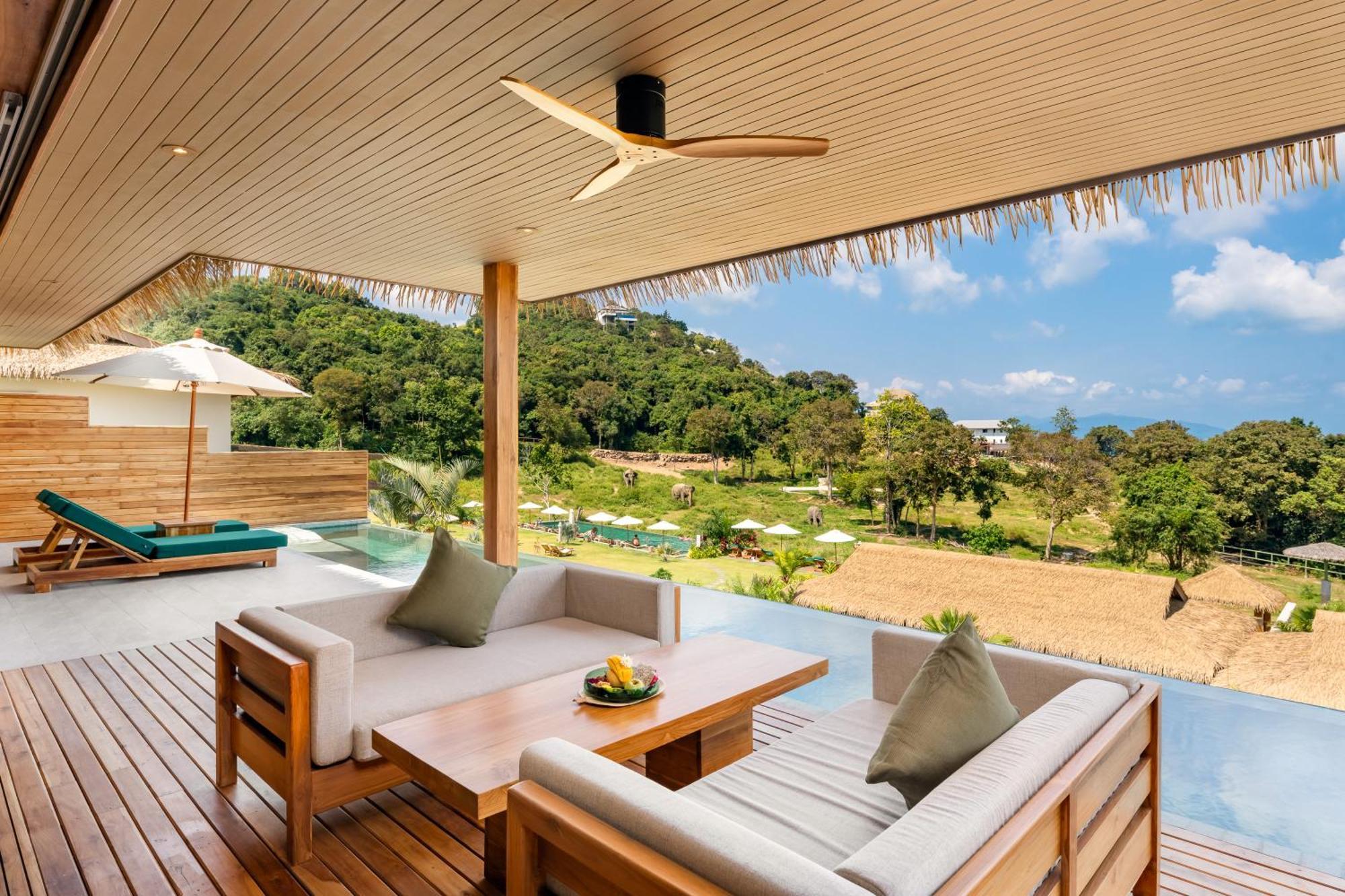 Wild Cottages Elephant Sanctuary Resort Amphoe Koksamui Exterior photo